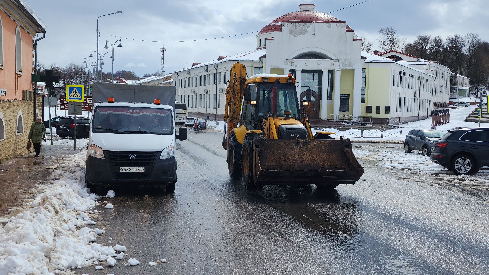 волоколамск, снегопад, дороги,
