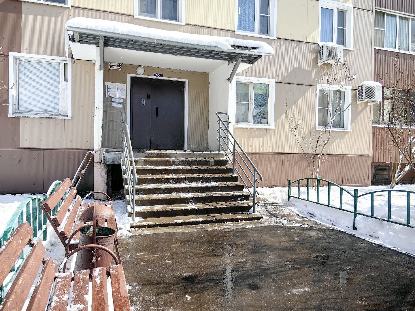 пандус, подъезд, ремонт, стены, потолки,