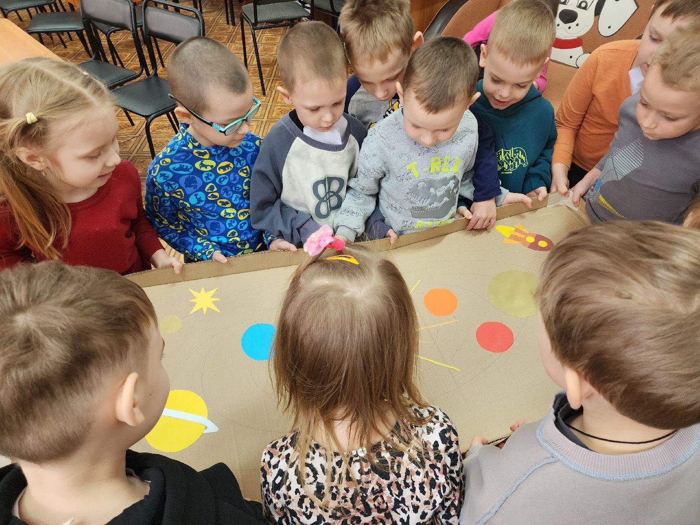 дети, шатура, шатурская детская библиотека, день космонавтики, ракета победы,