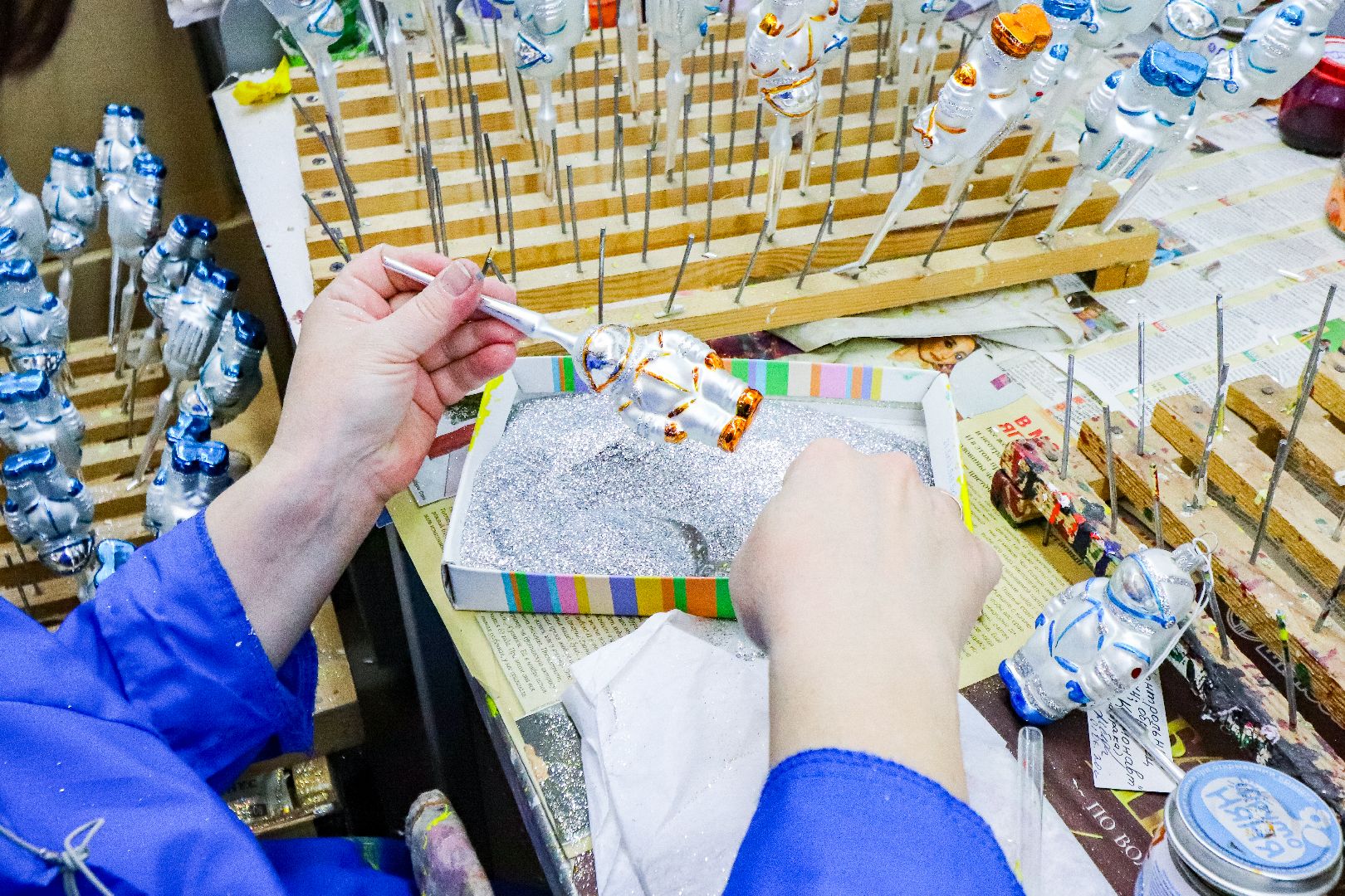 клин, общество, экономика, елочные игрушки, народные художественные промыслы России,