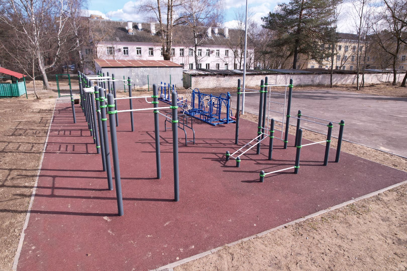 видео с коптера, школа 1 в дубне, капремонт школы в дубне,