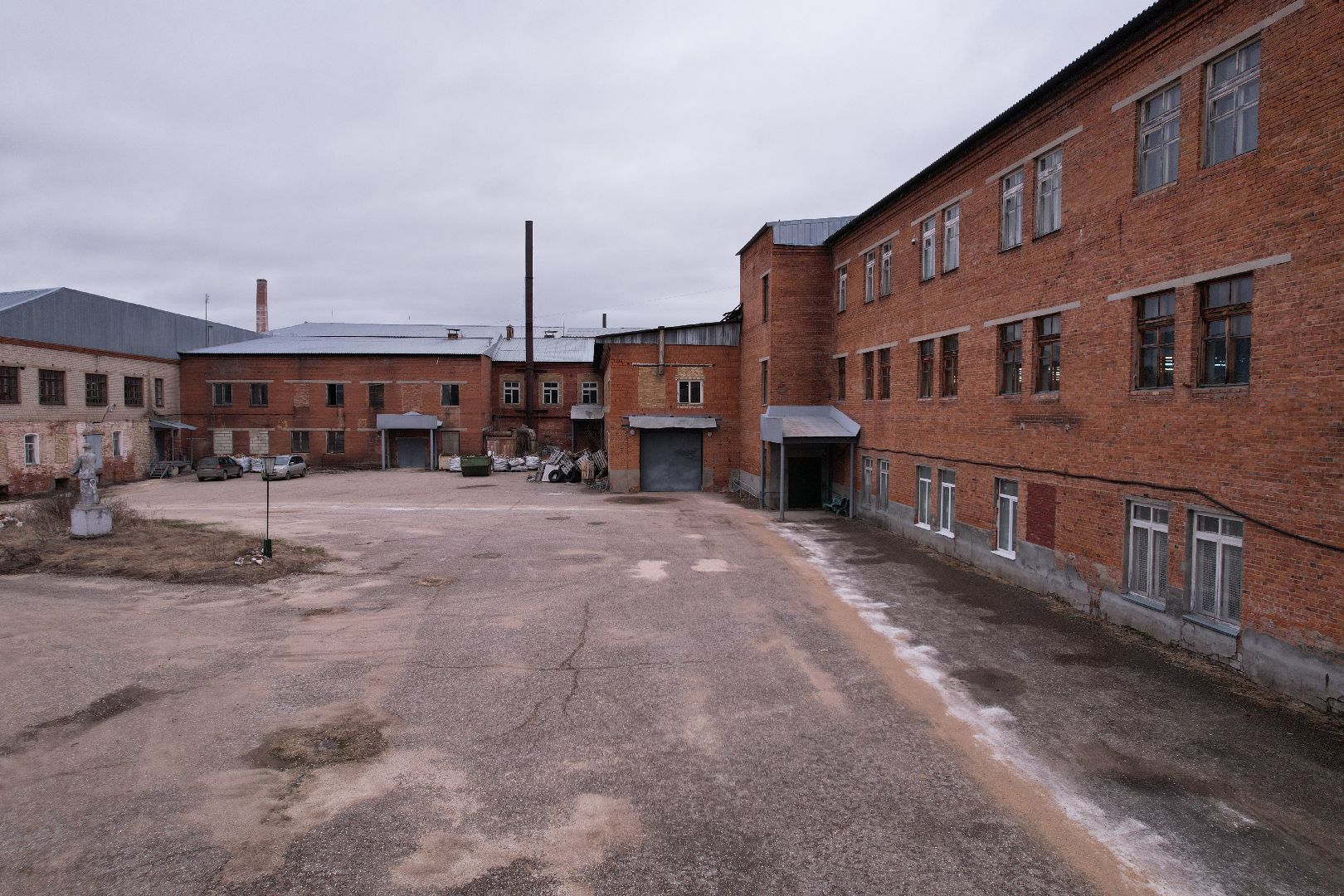 видео с коптера, фарфоровый завод в талдоме, производство фарфора,