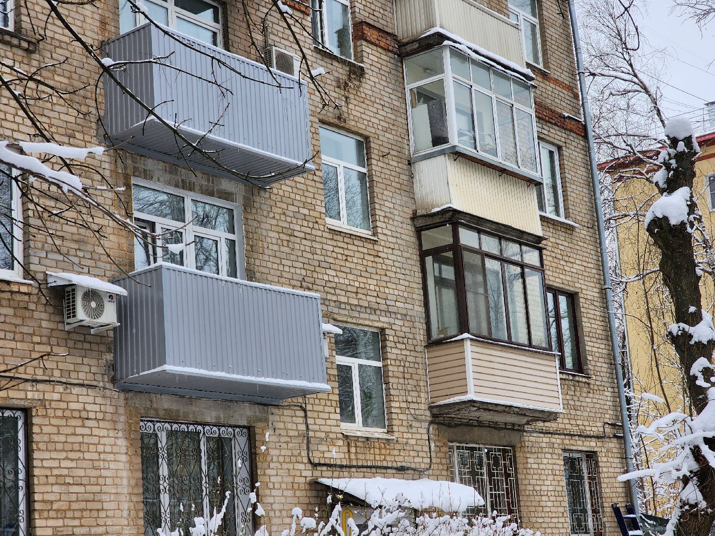 долгопрудный, первомайская, замена балконной плиты, балконы,