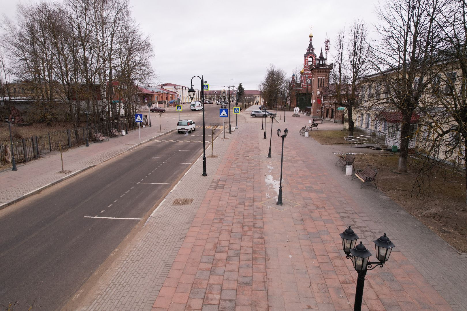 видео с коптера, реконструкция площади карла маркса, благоустройство талдома,