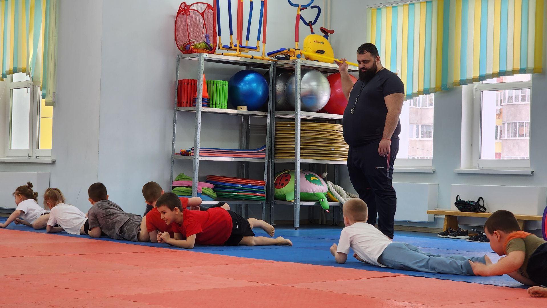 детский сад, тренировка, Лобня,