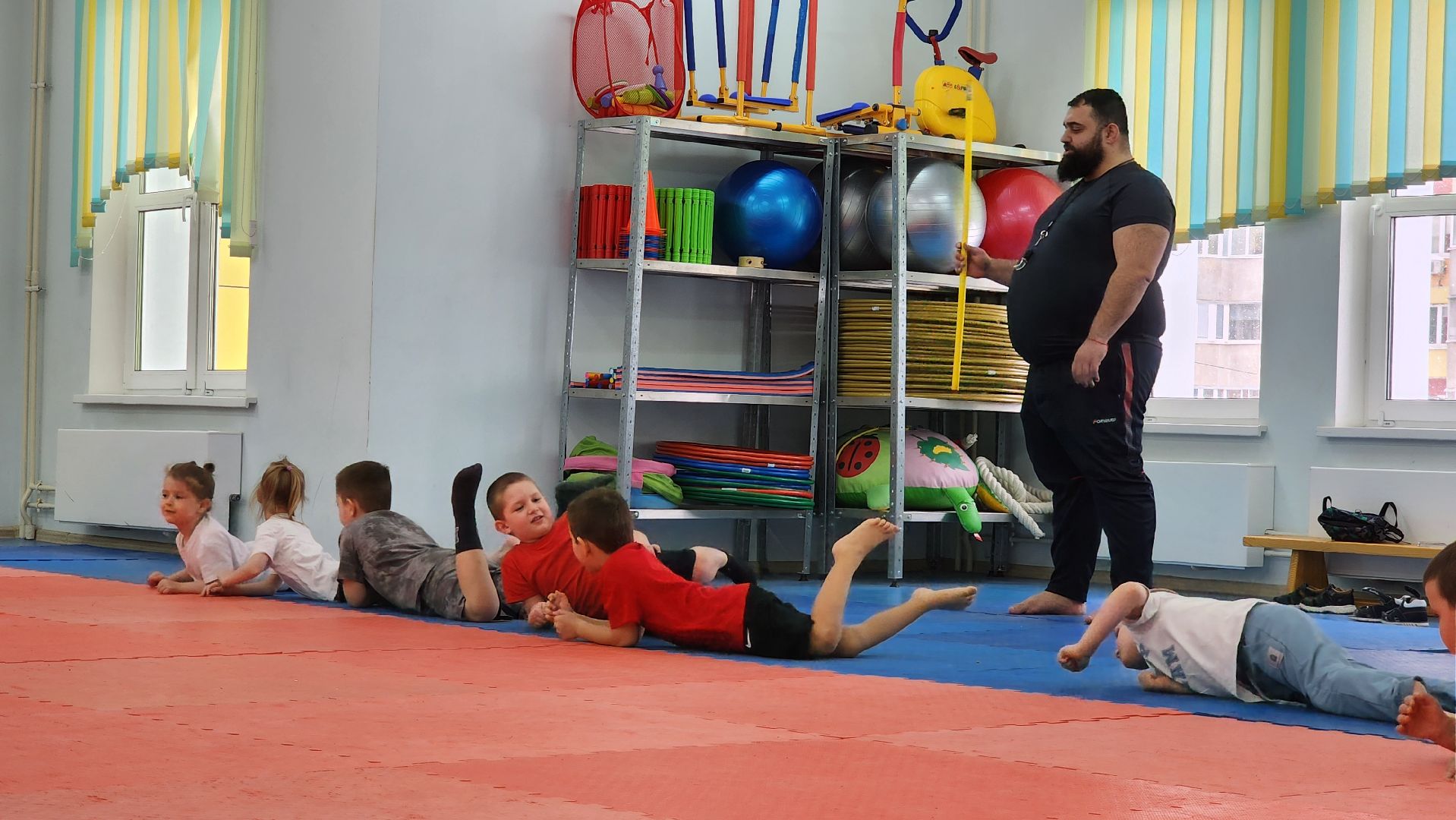 детский сад, тренировка, Лобня,