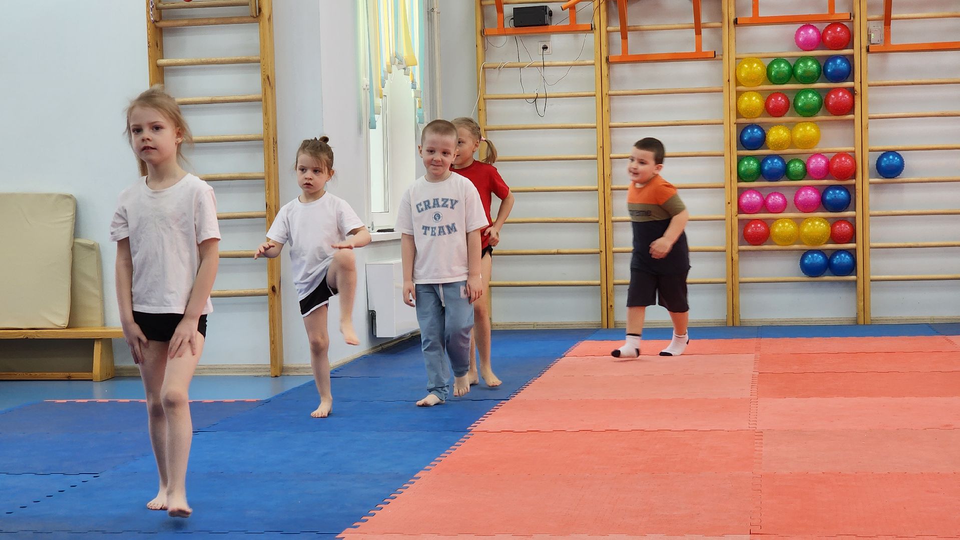 детский сад, тренировка, Лобня,