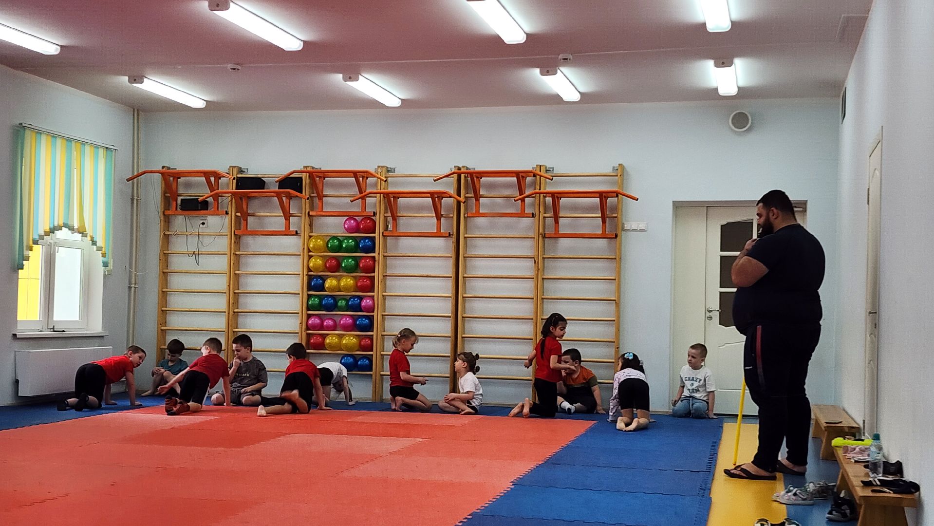 детский сад, тренировка, Лобня,