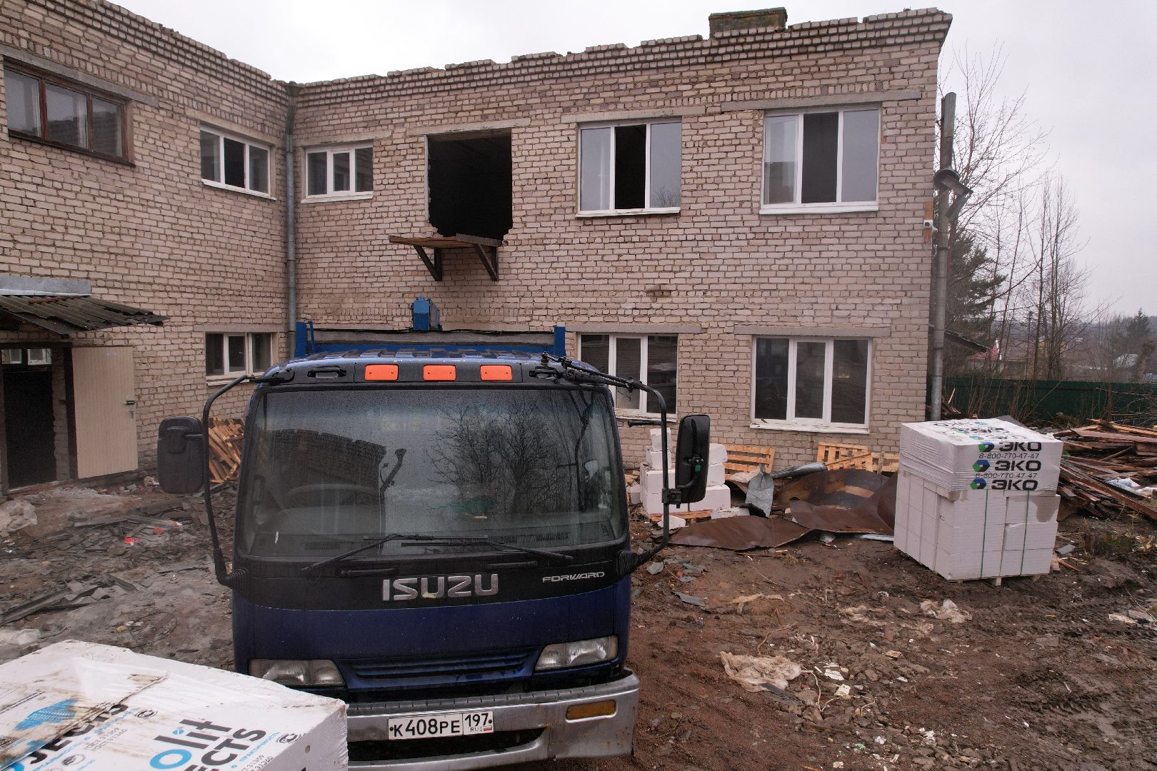 видео с коптера, капремонт детского сада в рузе, детский сад в Колюбакино,
