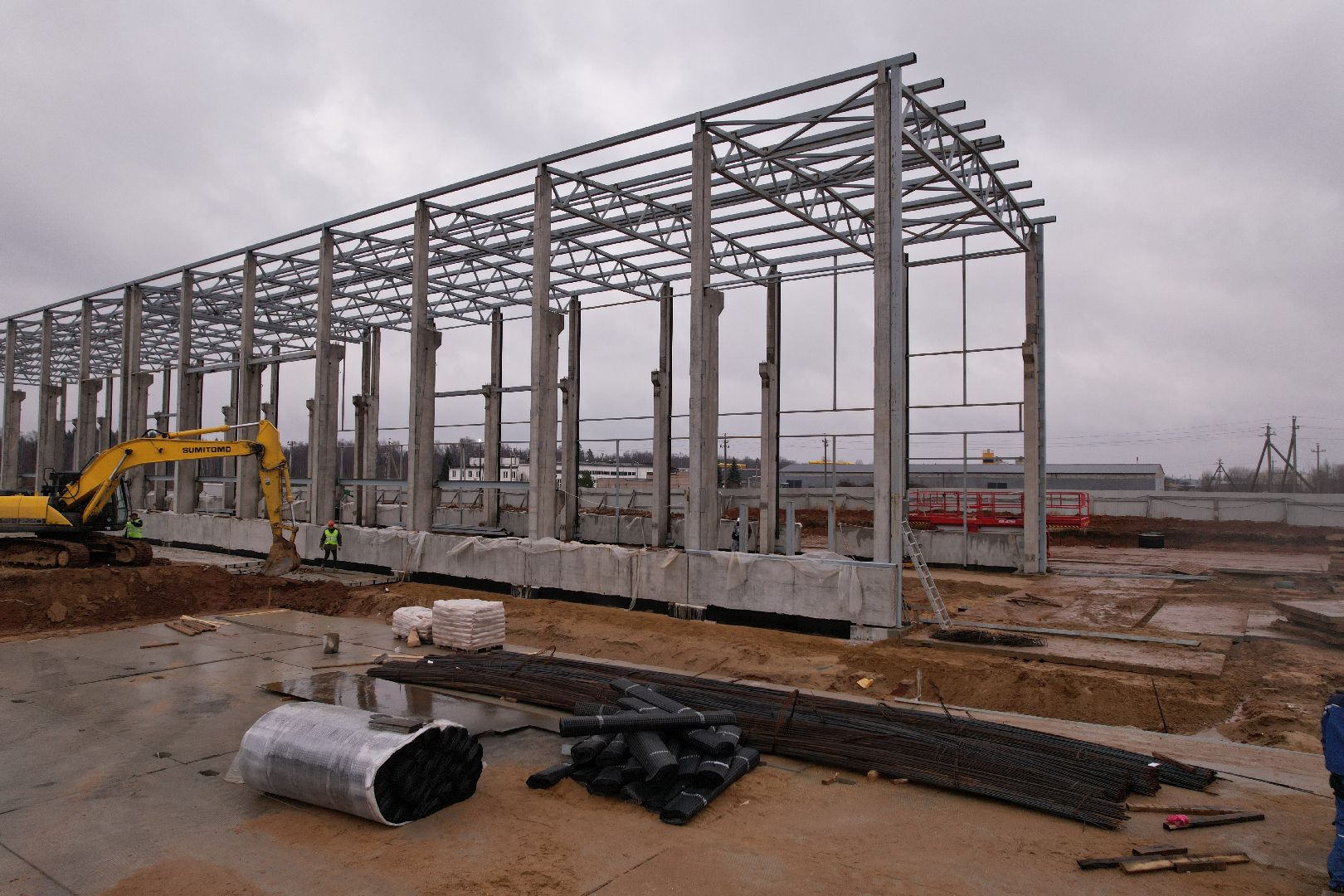 видео с коптера, завод в рузе, импортозамещение, завод железобетонных конструкций,