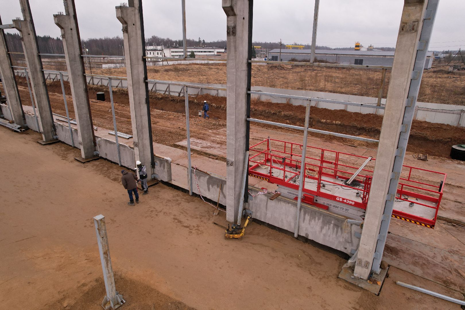 видео с коптера, завод в рузе, импортозамещение, завод железобетонных конструкций,