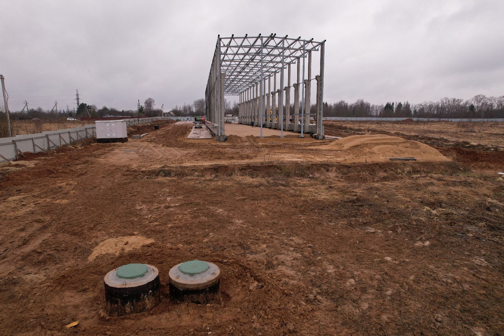 видео с коптера, завод в рузе, импортозамещение, завод железобетонных конструкций,