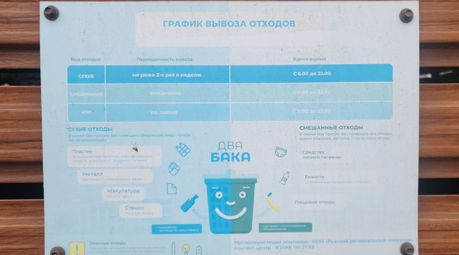 Звенигород, Благоустройство, ЖКХ, Вывоз мусора, Раздельный сбор мусора, контейнерные площадки,