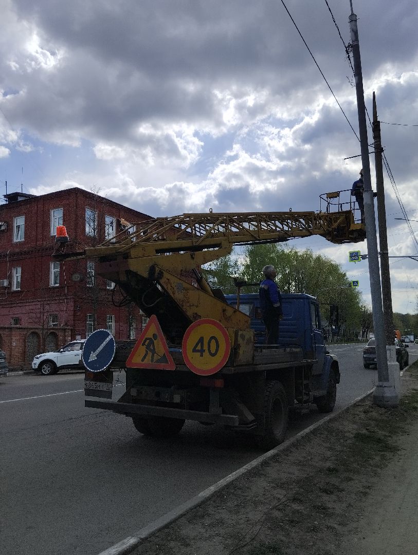Опоры освещения, благоустройство, Ногинск, Богородский городской округ, освещение