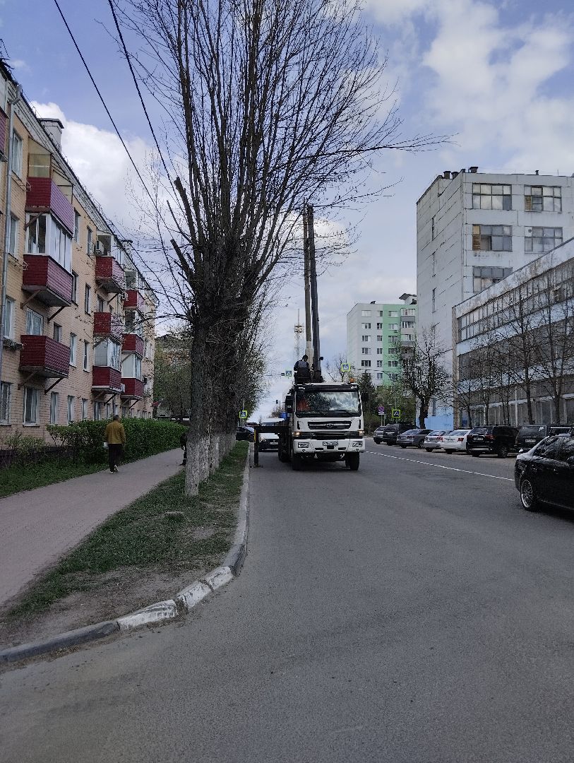 Опоры освещения, благоустройство, Ногинск, Богородский городской округ, освещение