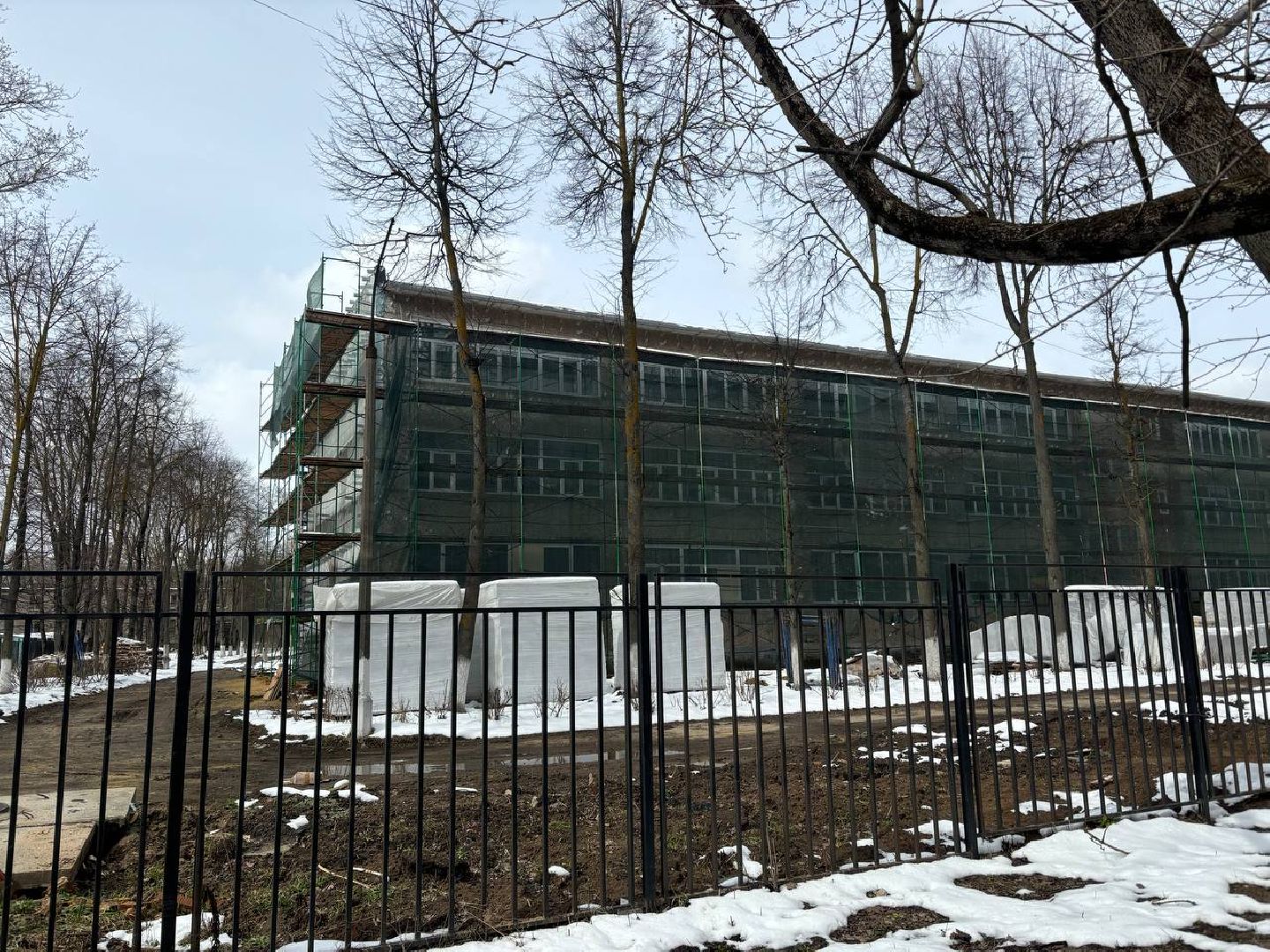 воскресенск, строительство, ремонт школы,