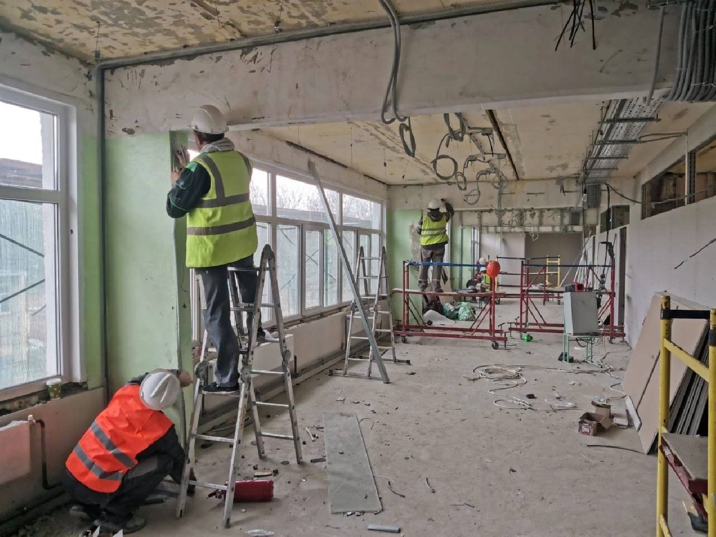 воскресенск, строительство, ремонт школы,