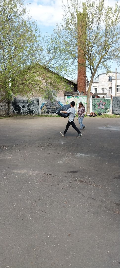 Коломна, уборка, парк