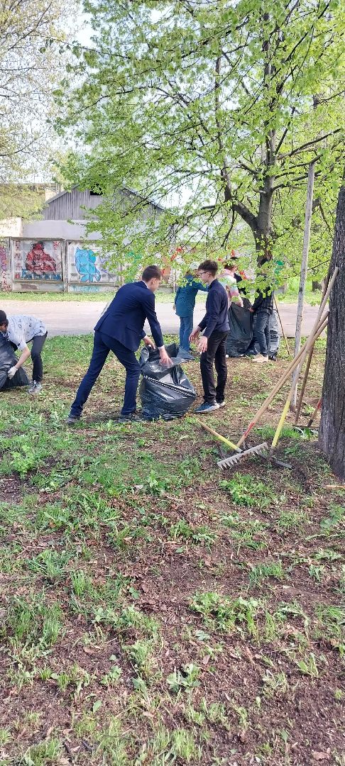 Коломна, уборка, парк