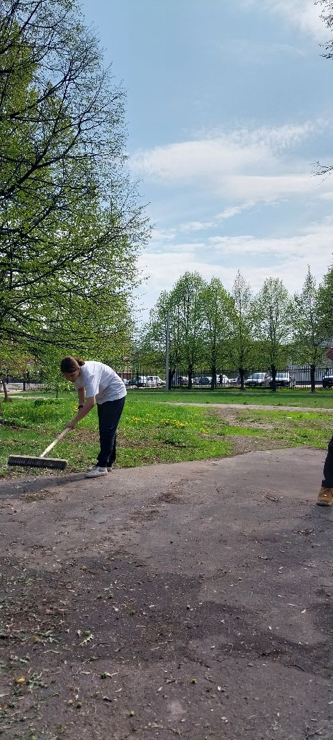 Коломна, уборка, парк