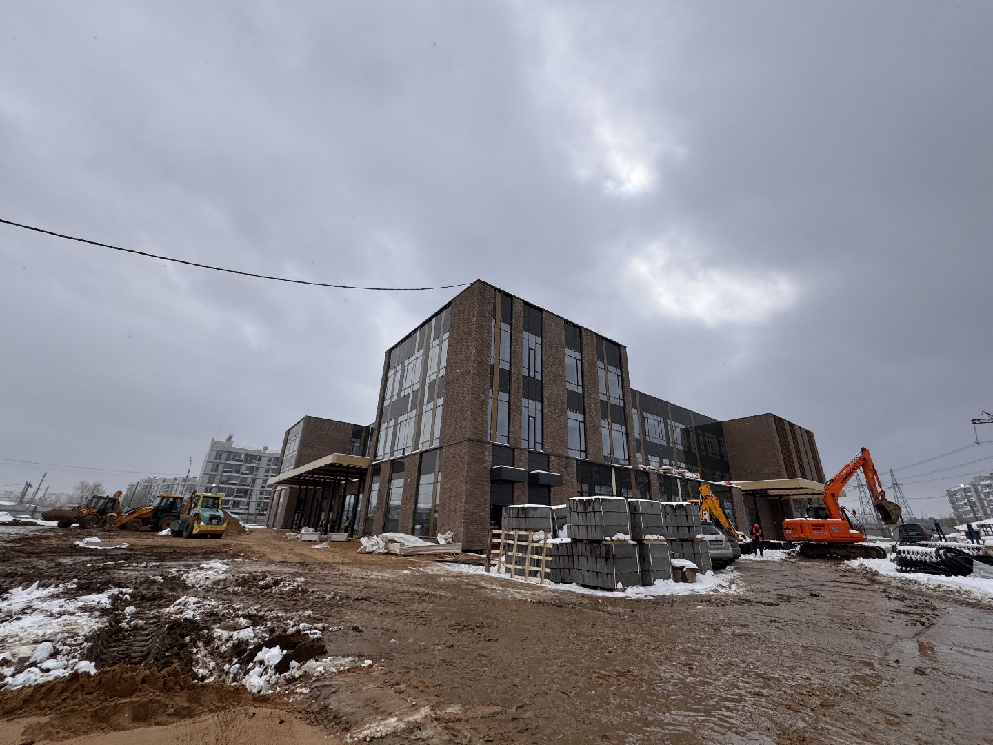 Строительство КДЦ, Минздрав МО, Одинцовская областная больница,