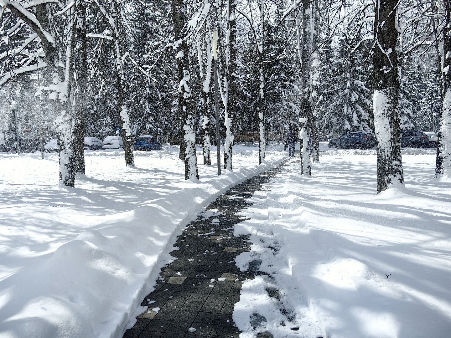 уборка снега, техника, трактор, коммунальная служба,
