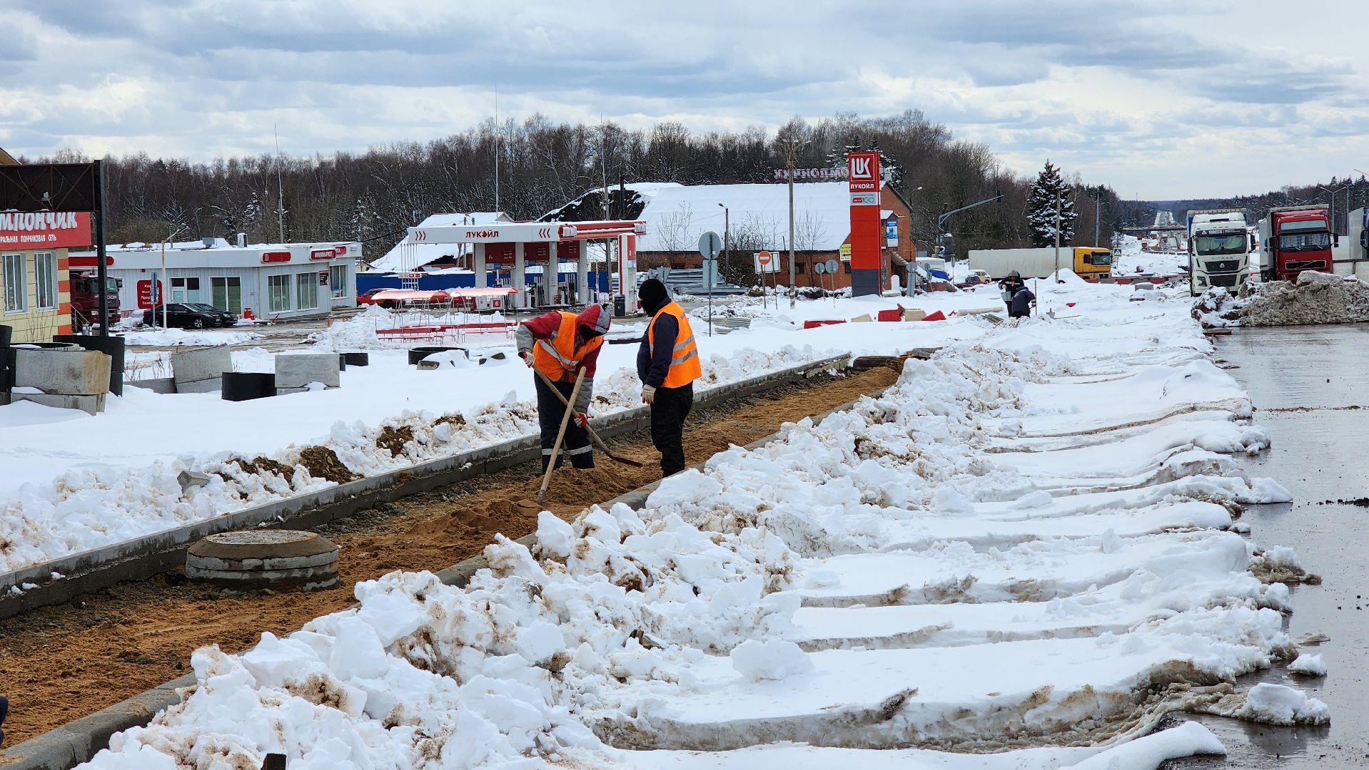 Руза, м-1, строительство развязки, федеральная трасса, дорохово,