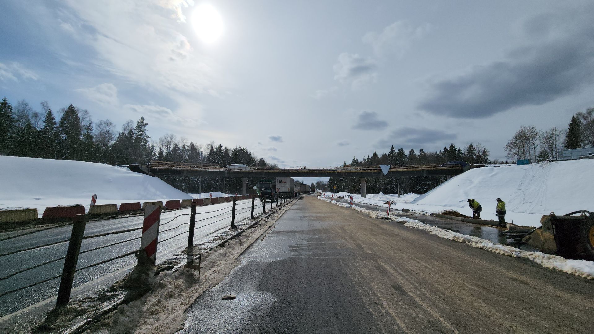 Руза, м-1, строительство развязки, федеральная трасса, дорохово,