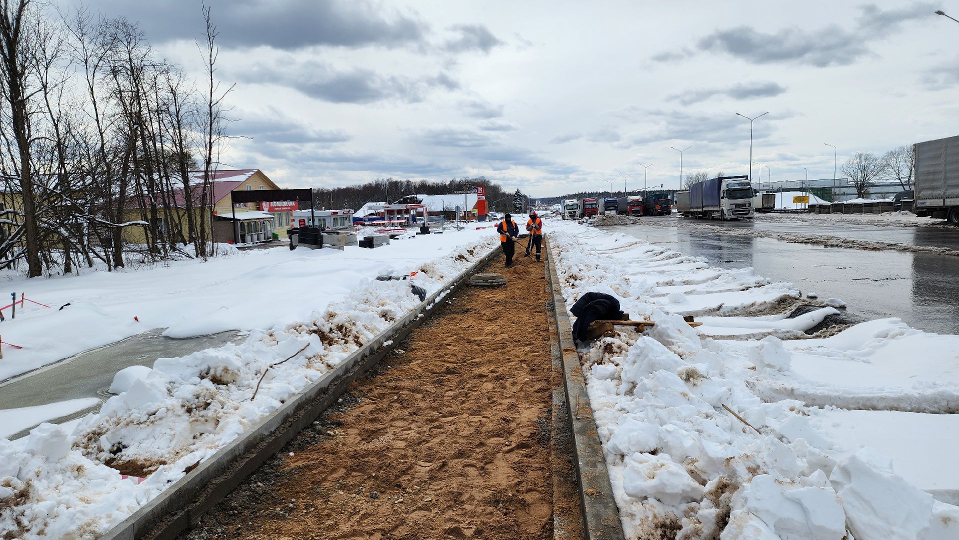 Руза, м-1, строительство развязки, федеральная трасса, дорохово,