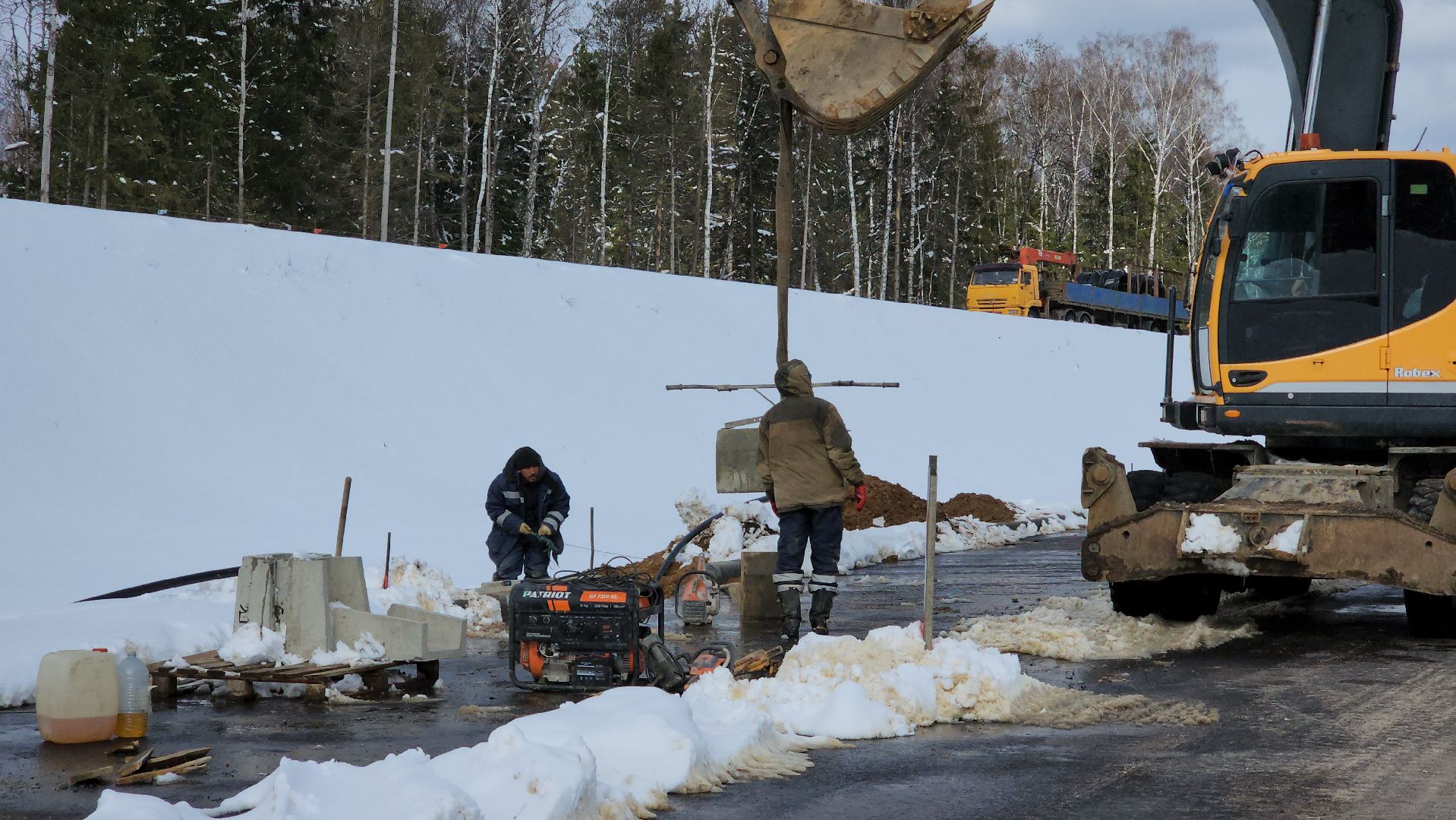 Руза, м-1, строительство развязки, федеральная трасса, дорохово,