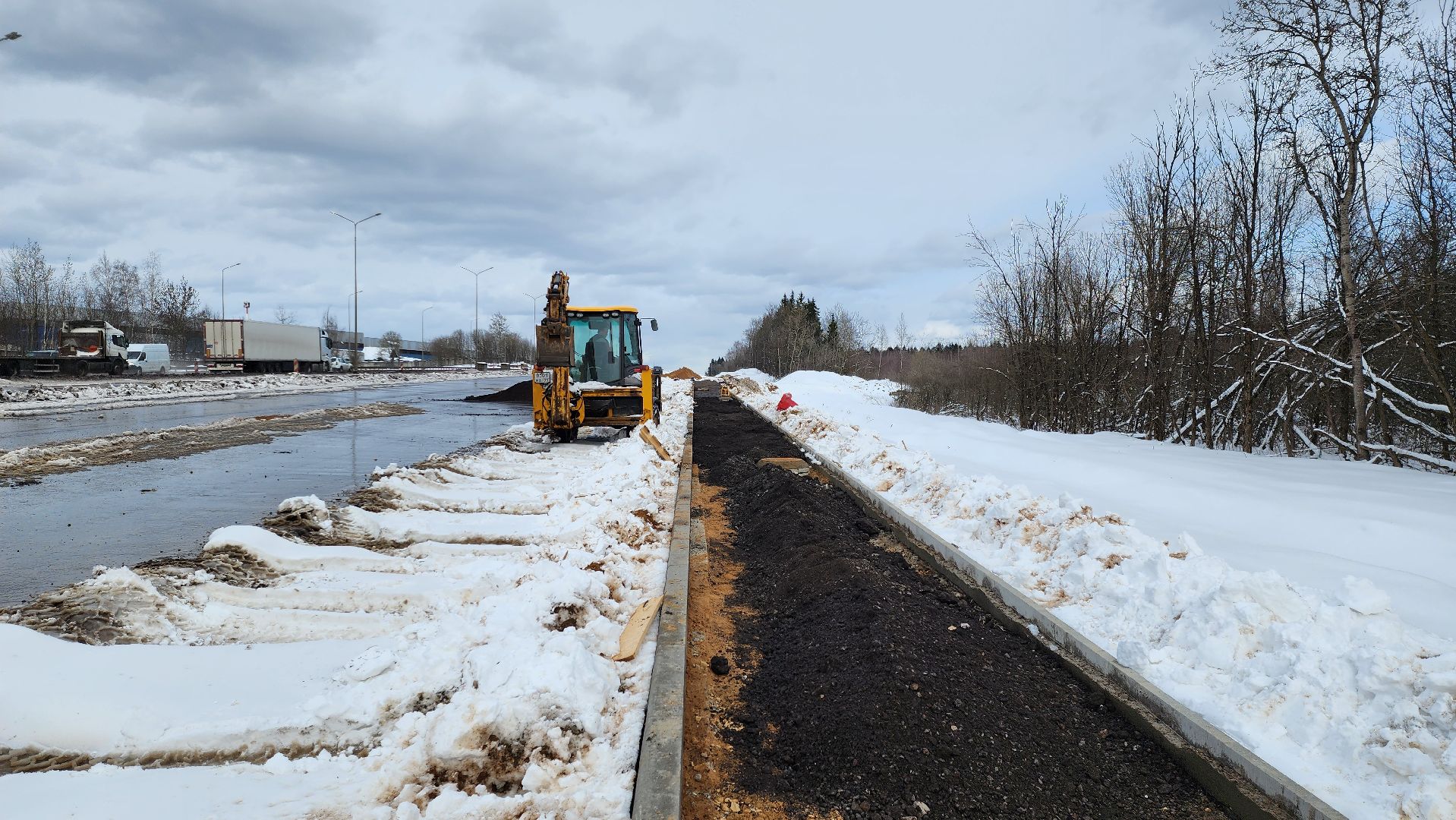 Руза, м-1, строительство развязки, федеральная трасса, дорохово,