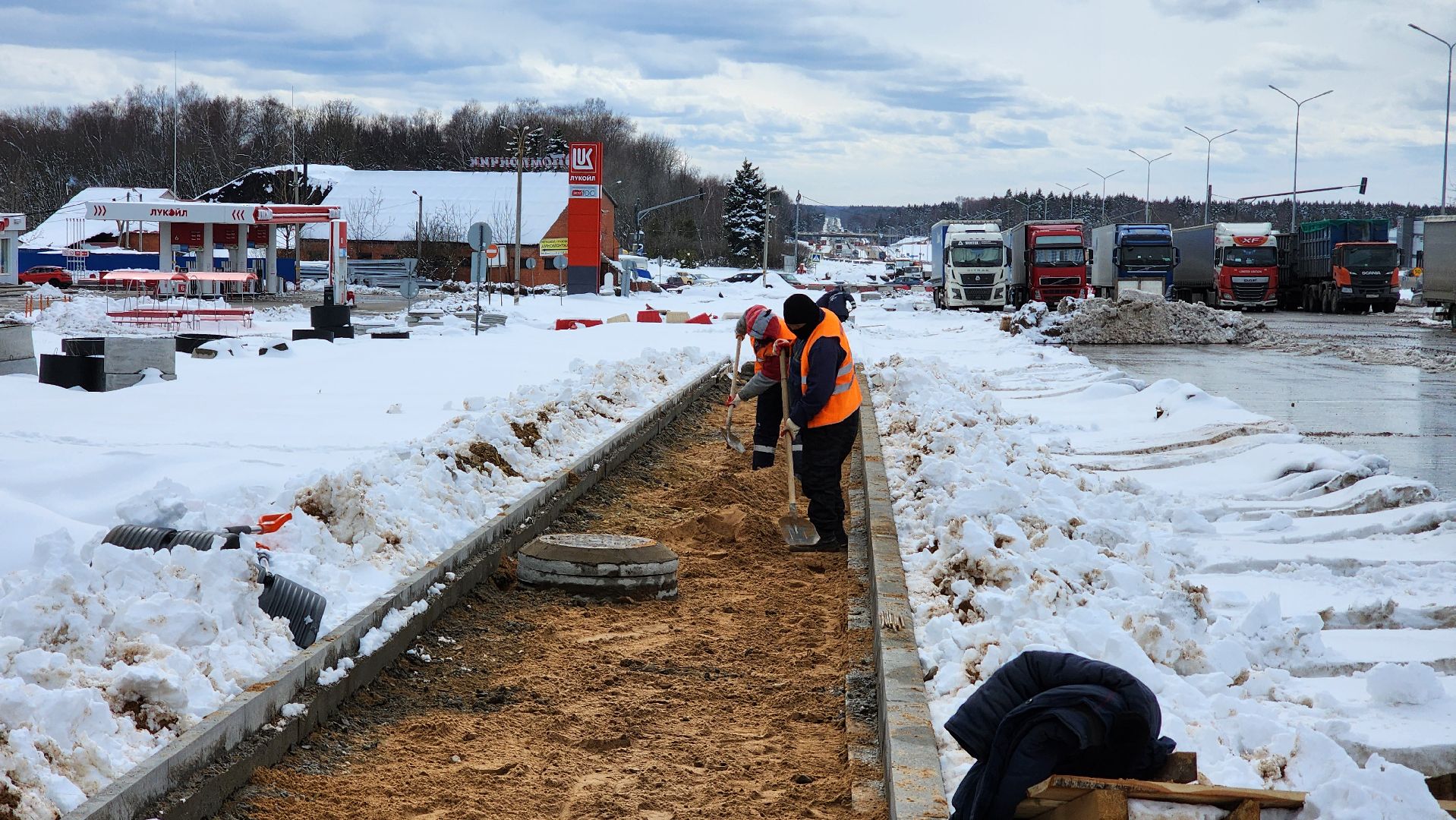 Руза, м-1, строительство развязки, федеральная трасса, дорохово,