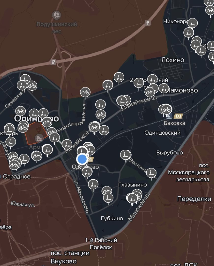 Одинцово, прокат, транспорт, электровелосипед, электросамокат,