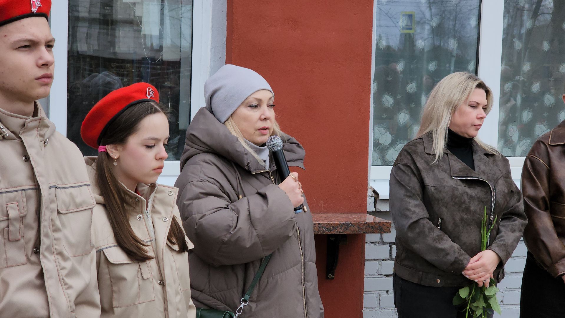 кашира, сво, герои сво, мемориальная доска, митинг, школа,