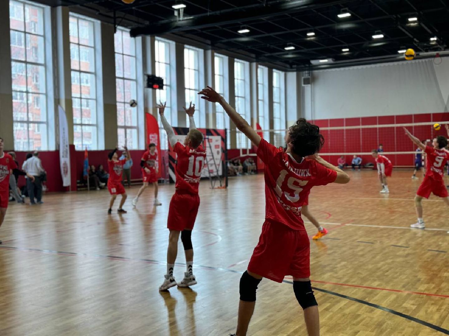 волейбол, единая школьная лига, матч, соревнования,