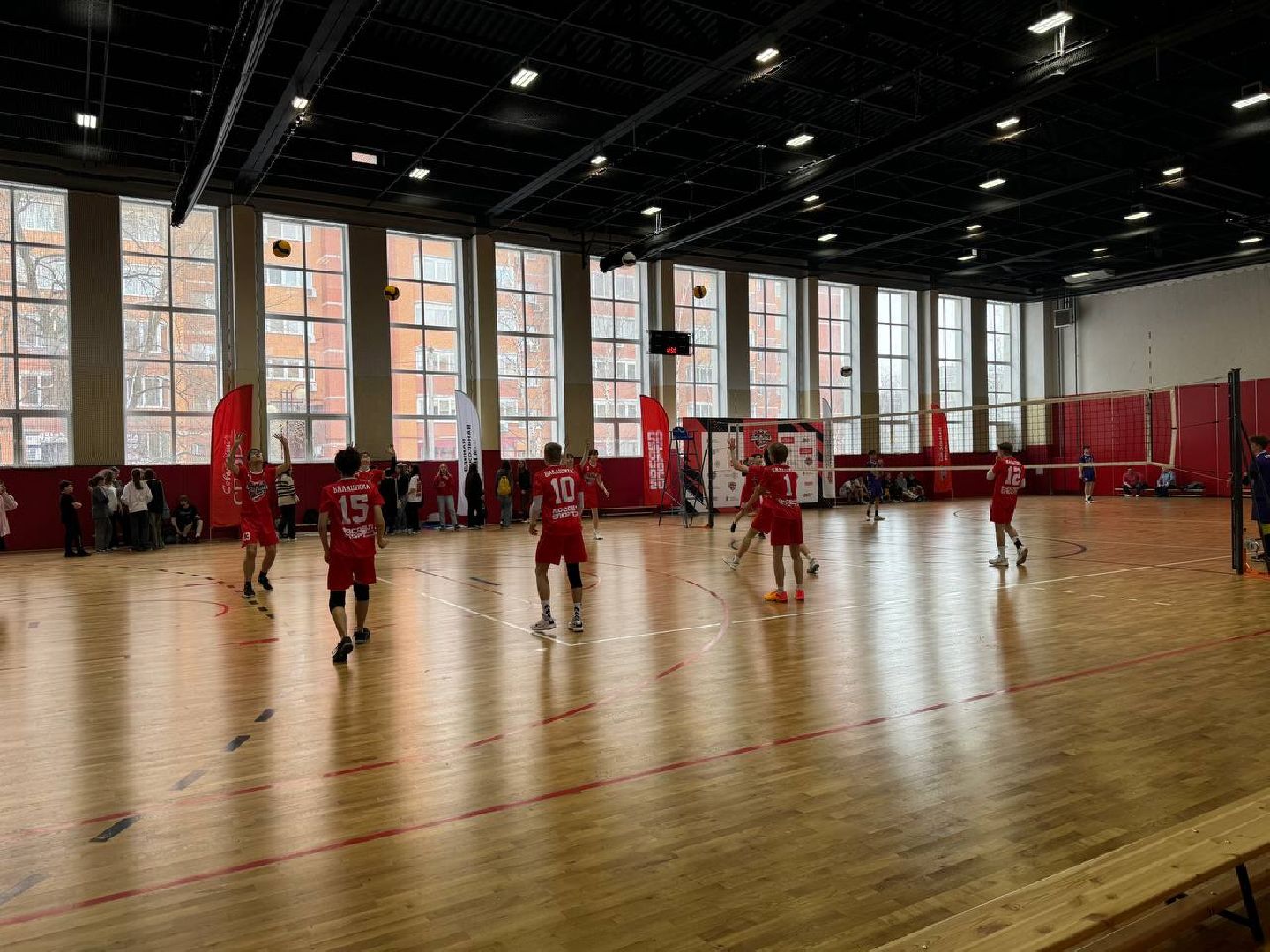 волейбол, единая школьная лига, матч, соревнования,