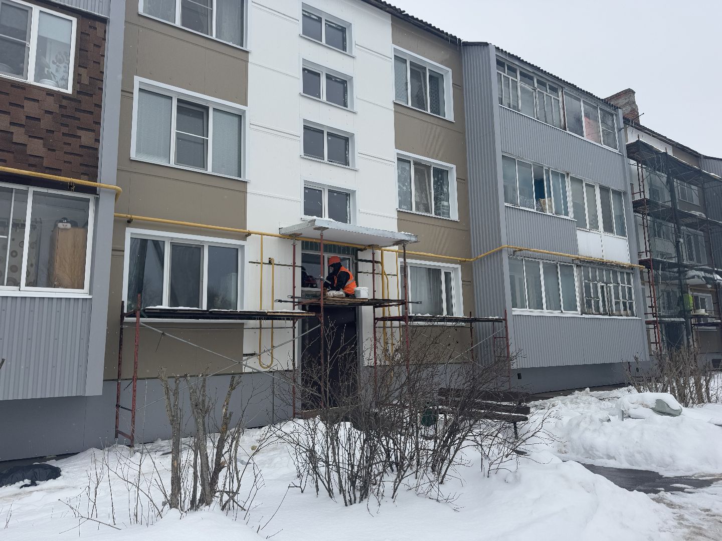 шаховская, утепление фасада, утепление дома,