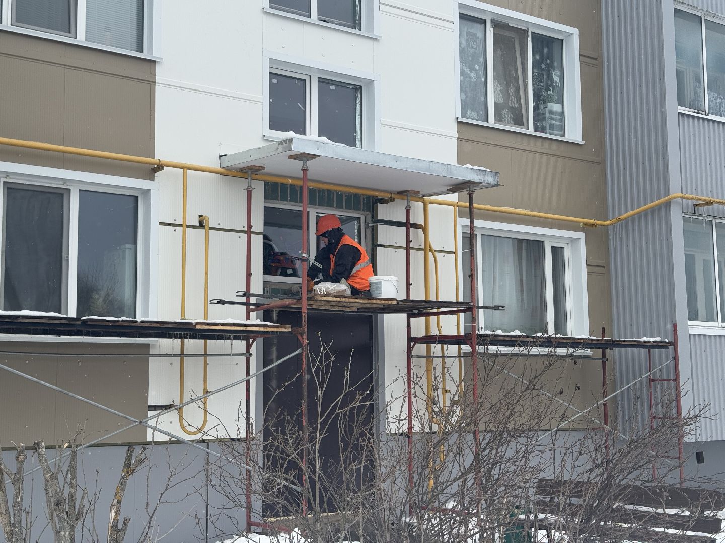 шаховская, утепление фасада, утепление дома,