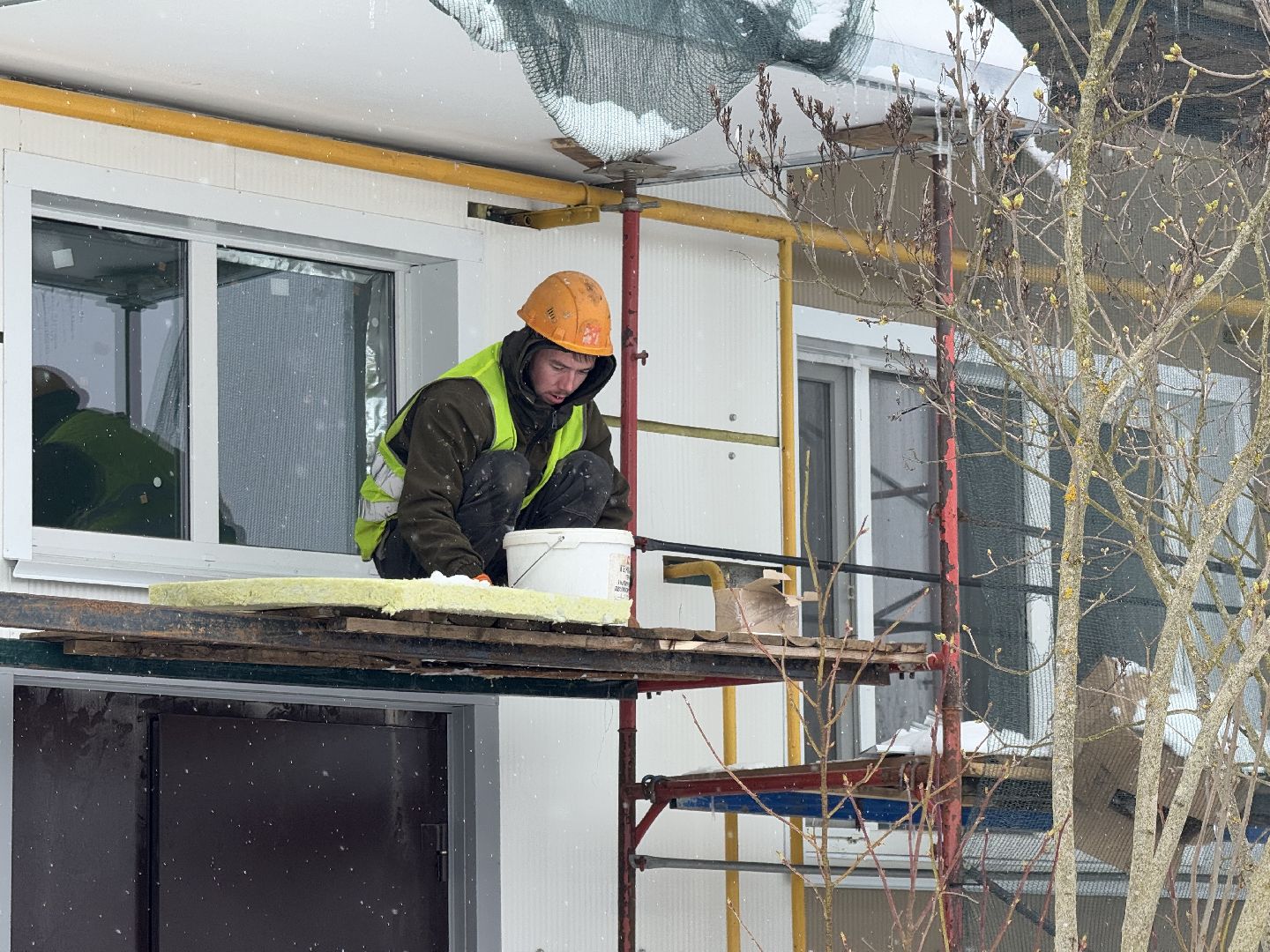 шаховская, утепление фасада, утепление дома,