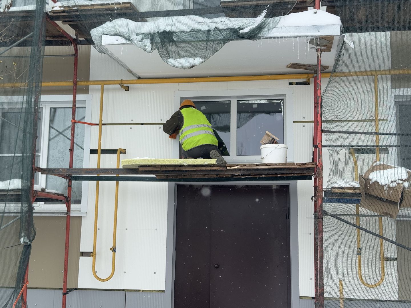 шаховская, утепление фасада, утепление дома,