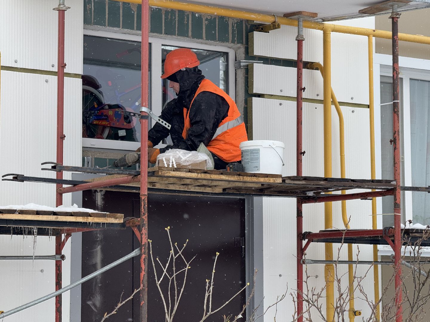 шаховская, утепление фасада, утепление дома,