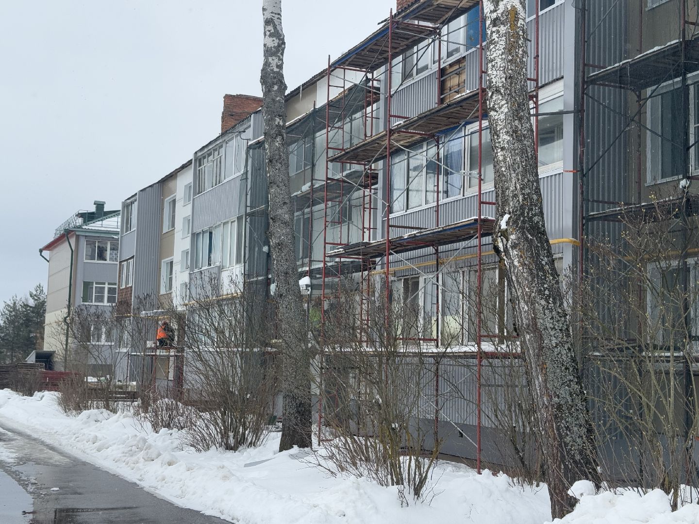 шаховская, утепление фасада, утепление дома,