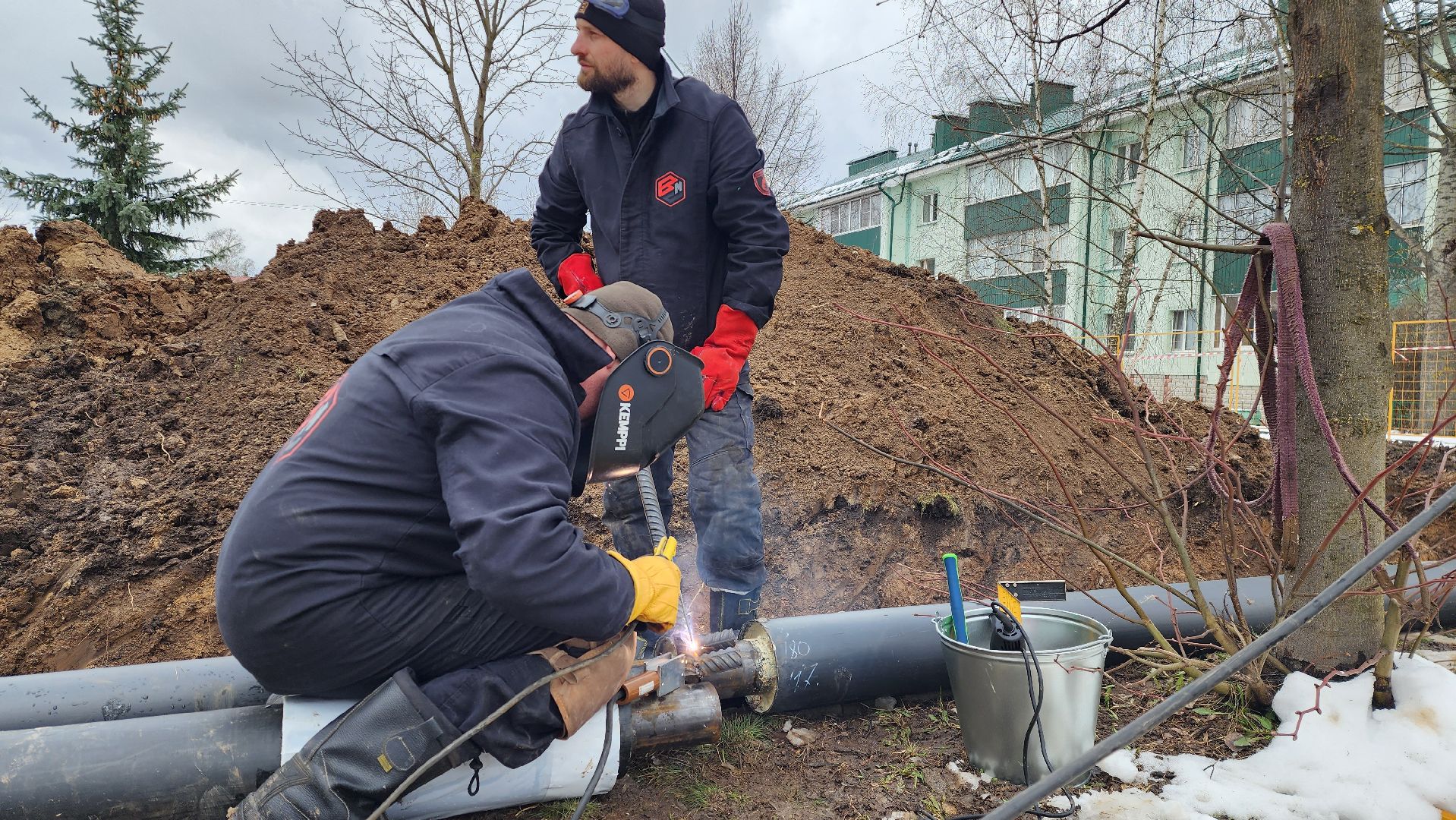 истра, ремонт теплотрассы, капитальный ремонт,