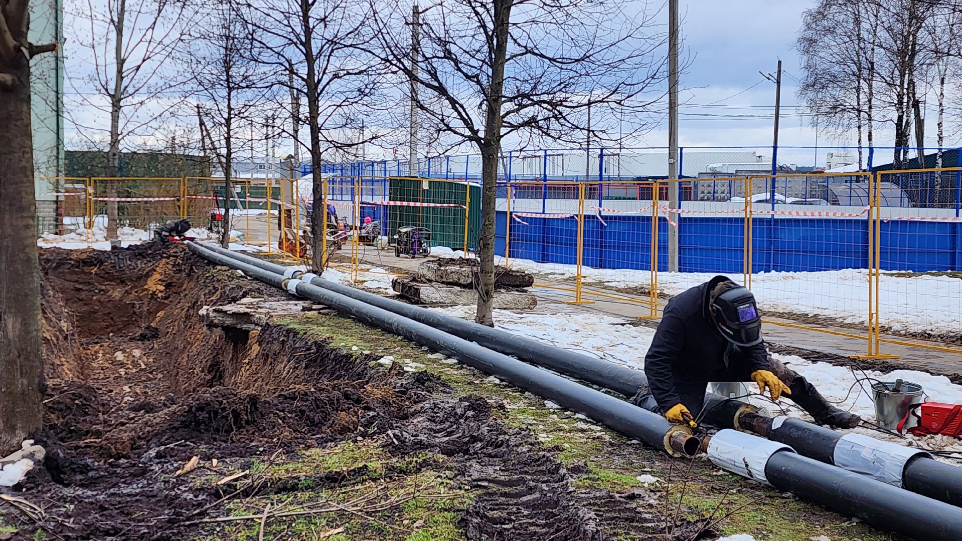 истра, ремонт теплотрассы, капитальный ремонт,