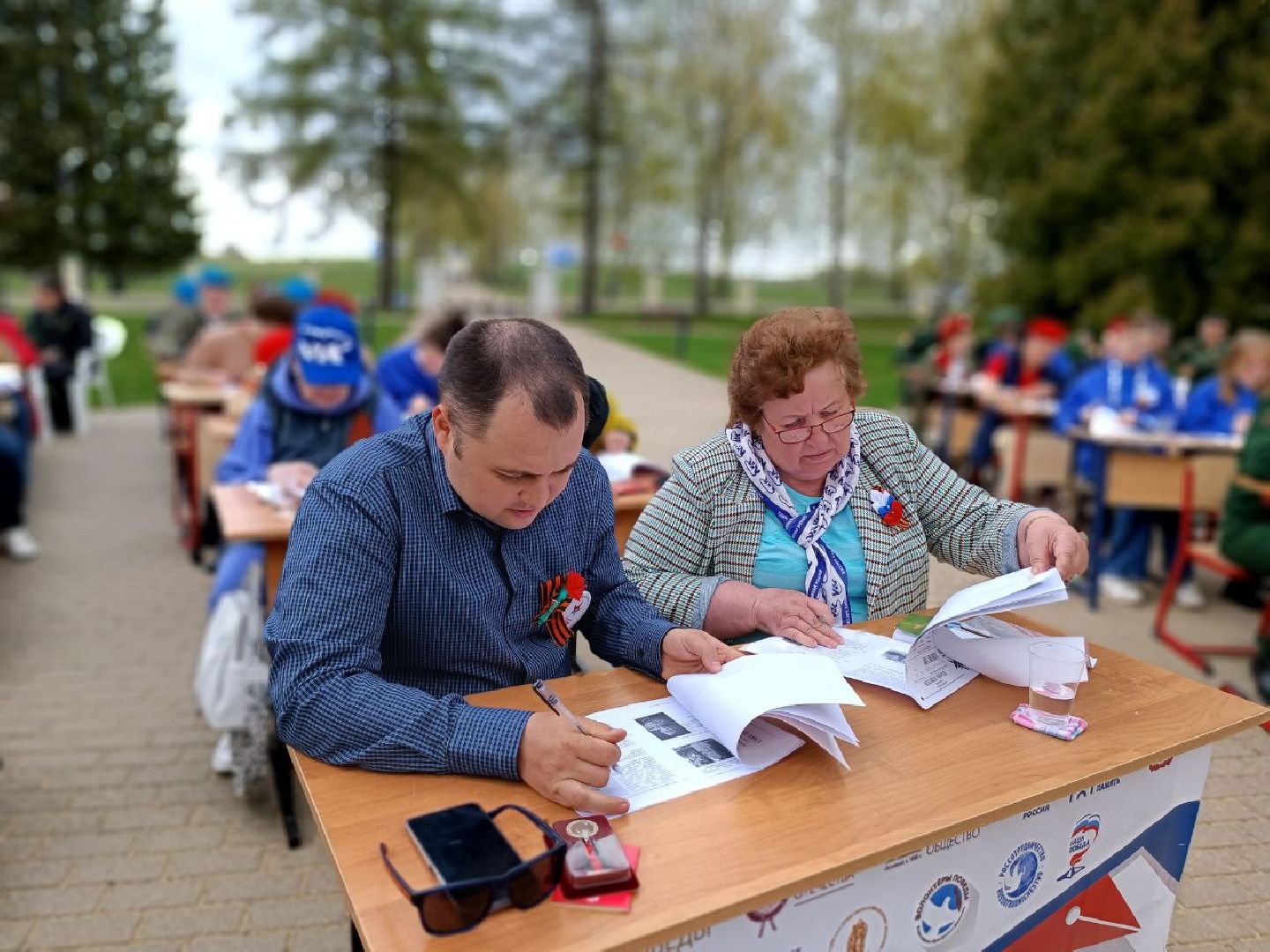 Можайск, Можайский городской округ, Подмосковье, Диктант Победы, Всероссийская акция, исторический диктант, Бородинское поле, ветеран боевых действий, СВО