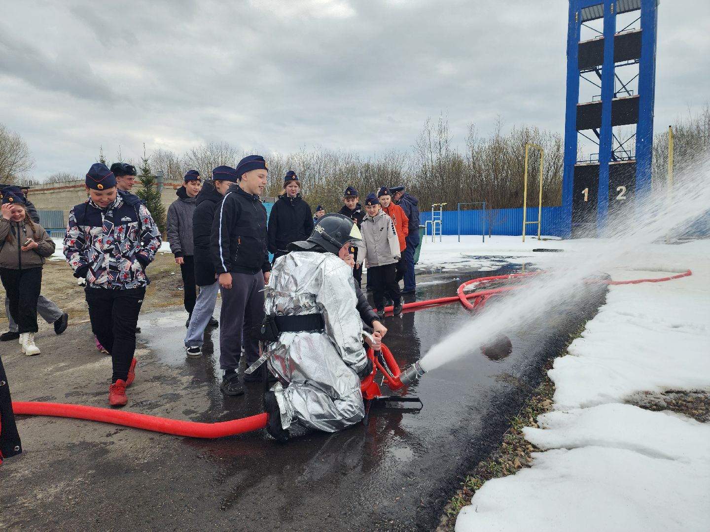 дети, кадеты подмосковья, росгвардия, пожарно-спасательная часть, керва, шатура,