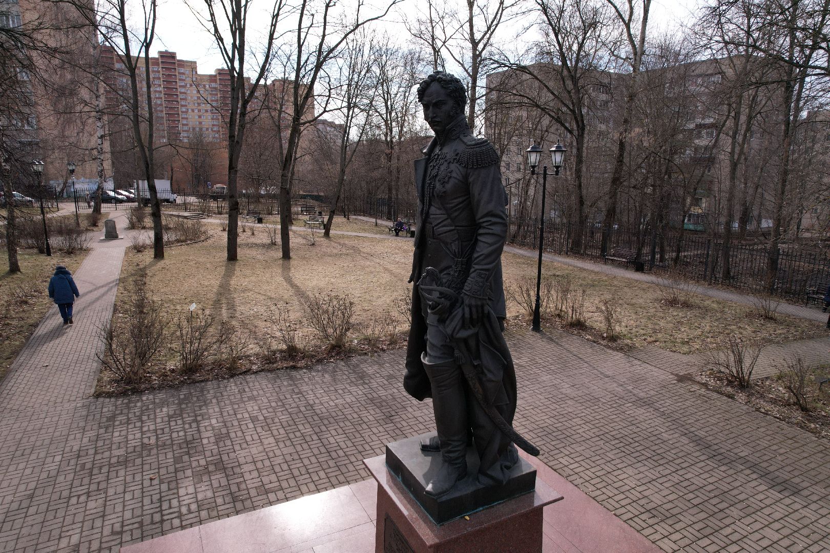 благоустройства сквера в лыткарине, сквер им А И Чернышва,видео с коптера,