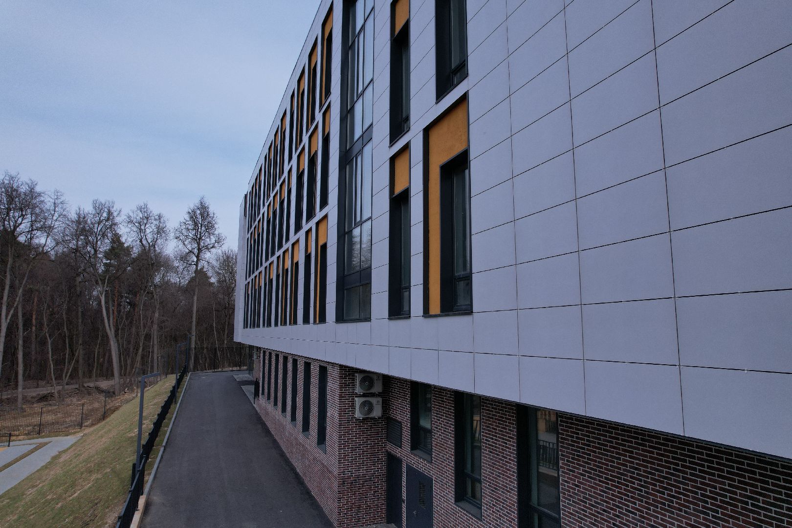 гимназия 4 в лыткарине,видео с коптера,