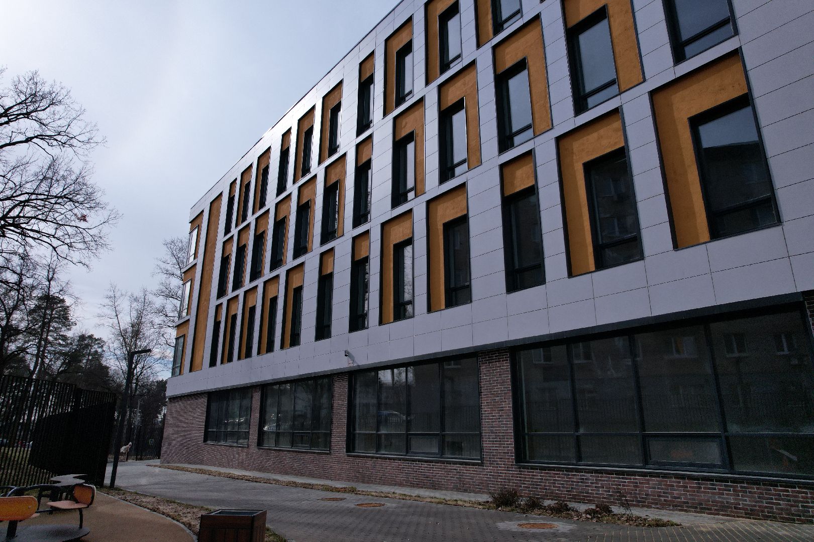 гимназия 4 в лыткарине,видео с коптера,