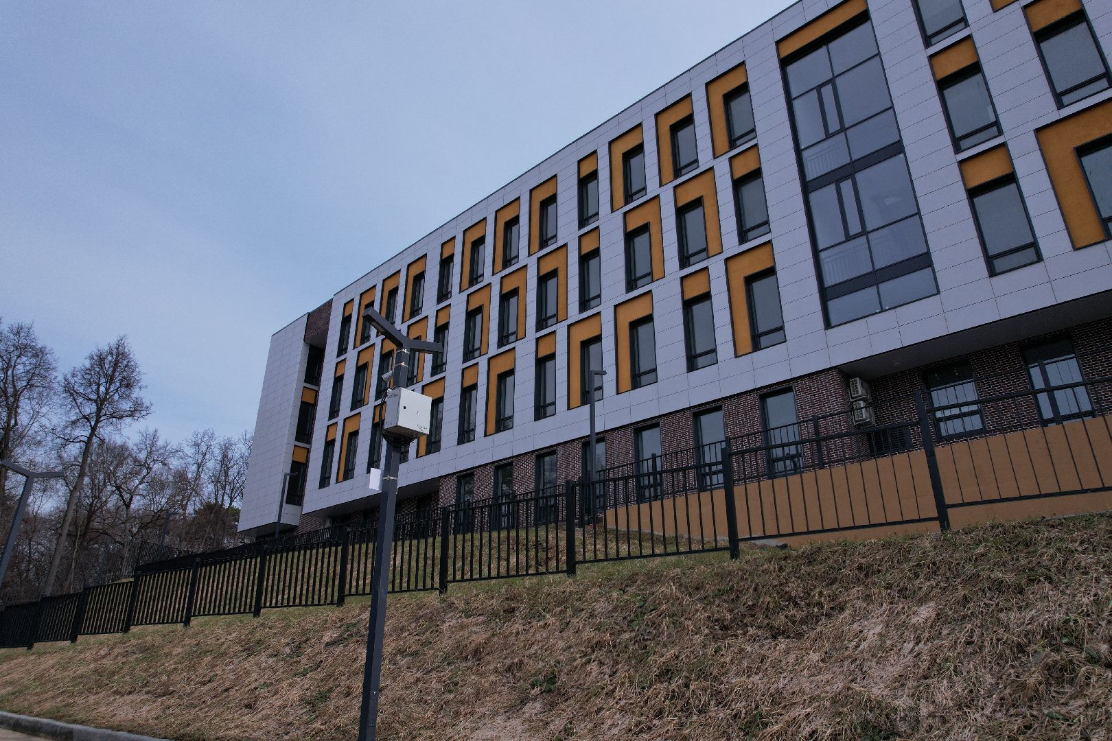 гимназия 4 в лыткарине,видео с коптера,